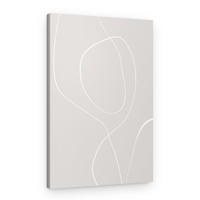 Flowing Lines Harmony – Canvas Print