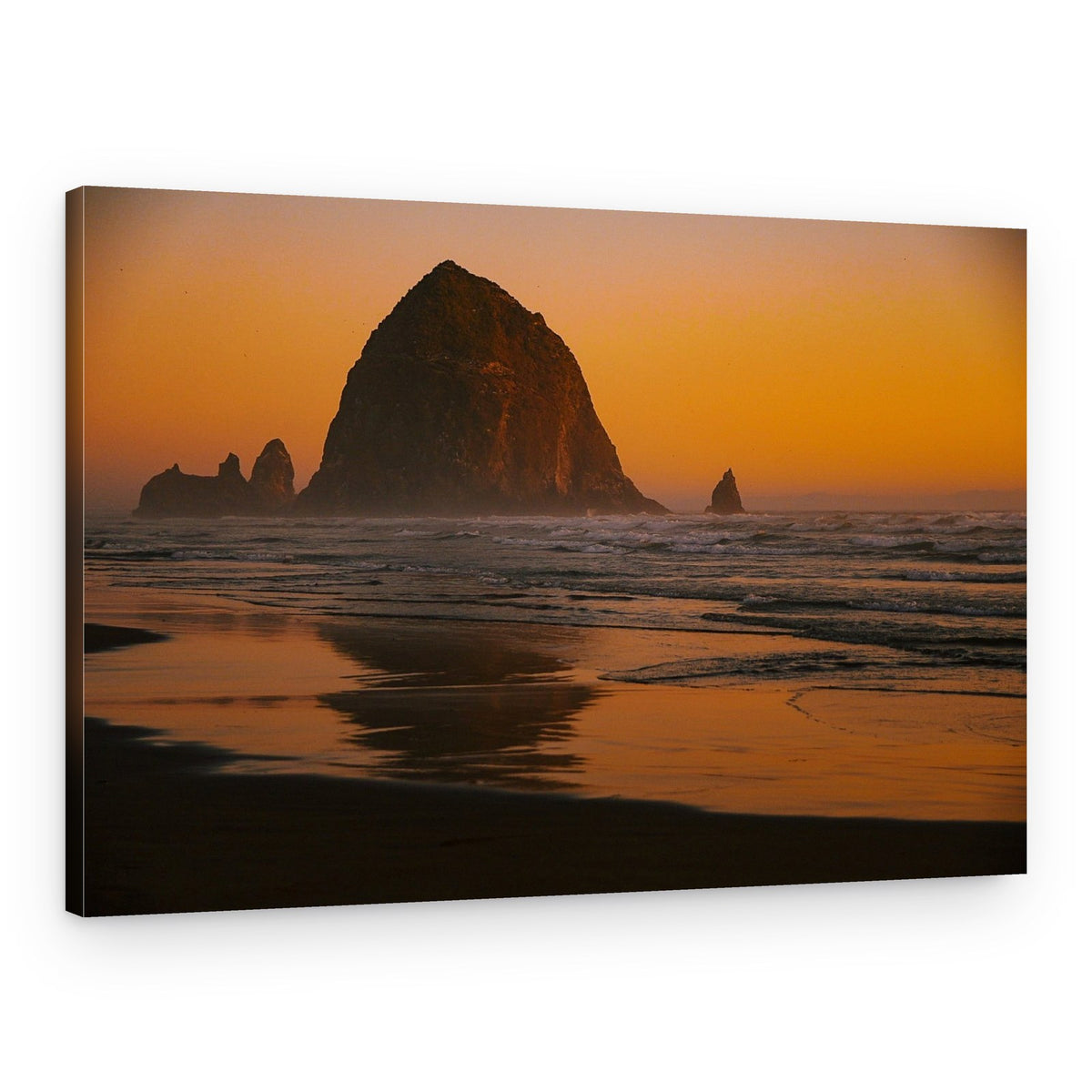 Sunset Sea Stack – Canvas Print
