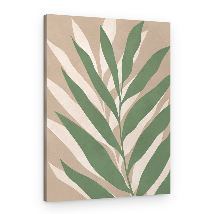 Soft Palm Leaves – Canvas Print