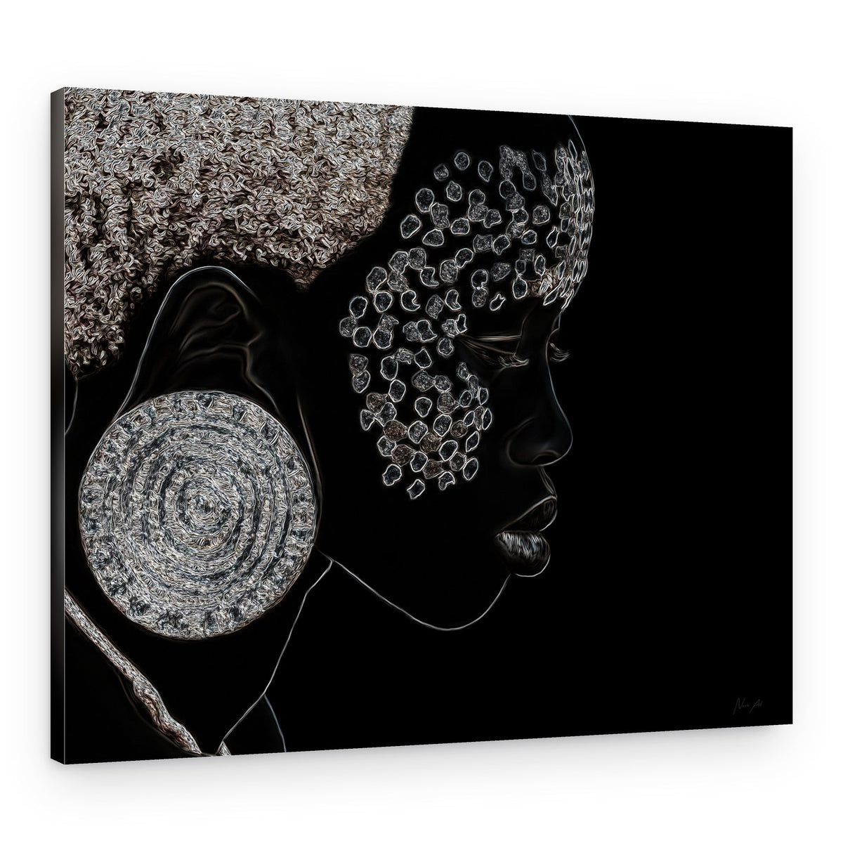 Mursi Girl II – Canvas Print