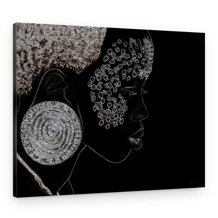 Mursi Girl II – Canvas Print