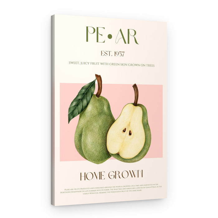 Sweet Green Pears – Canvas Print