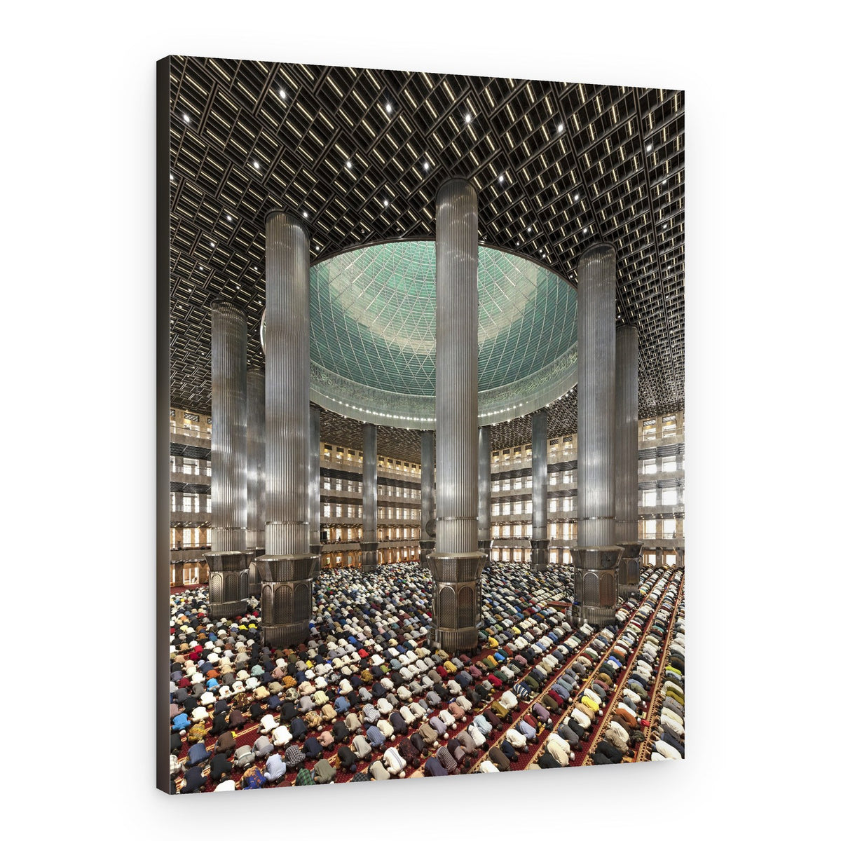 Grand Mosque Prayer – Canvas Print