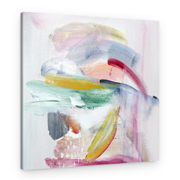 Soft Colorful Brushstrokes – Canvas Print