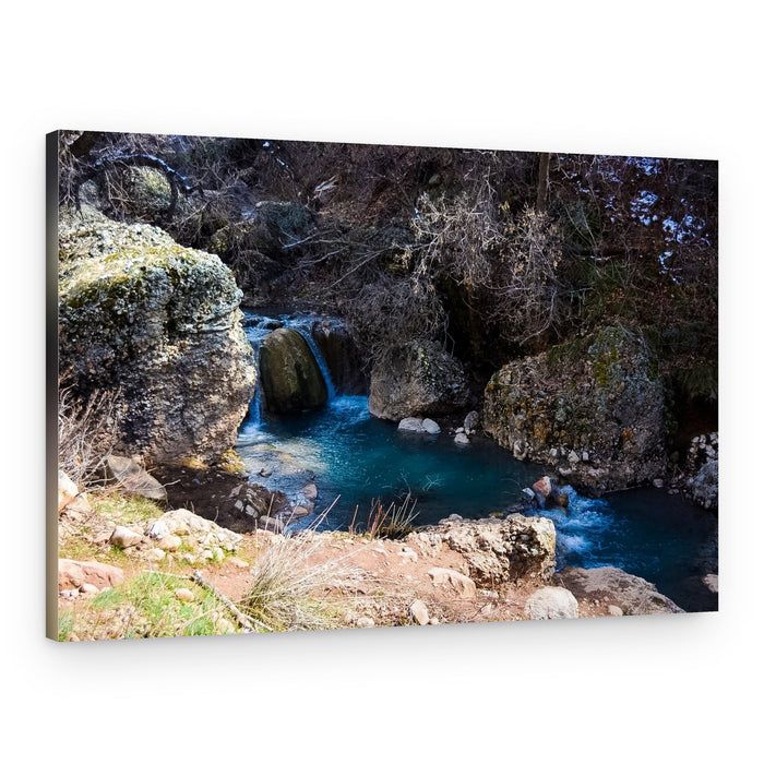 Rocky Blue Stream – Canvas Print