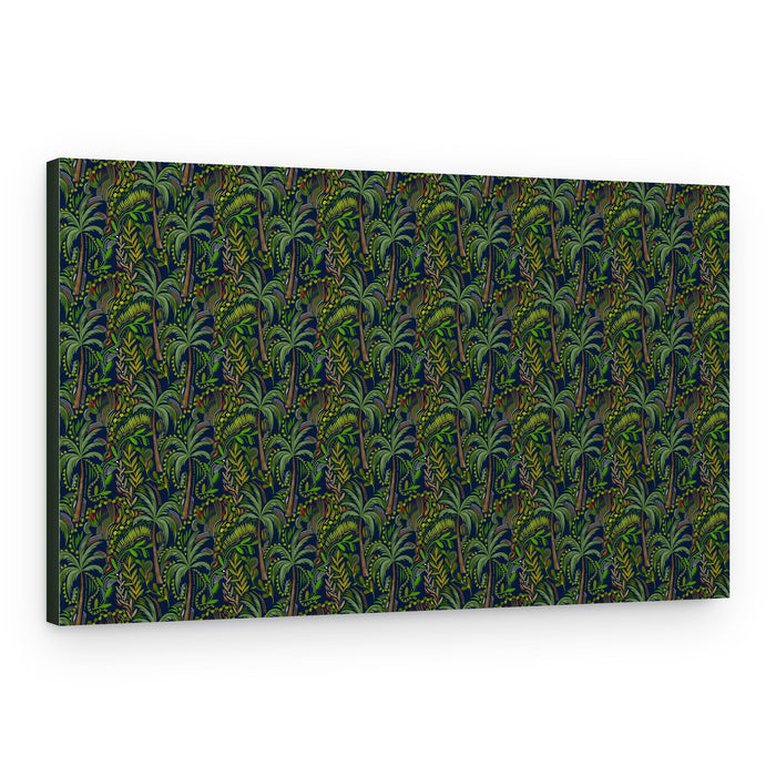 Tropical Jungle Pattern – Canvas Print