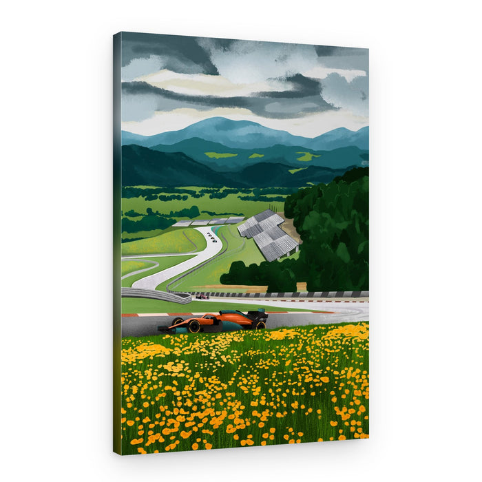 Racetrack of Austria – Canvas Print