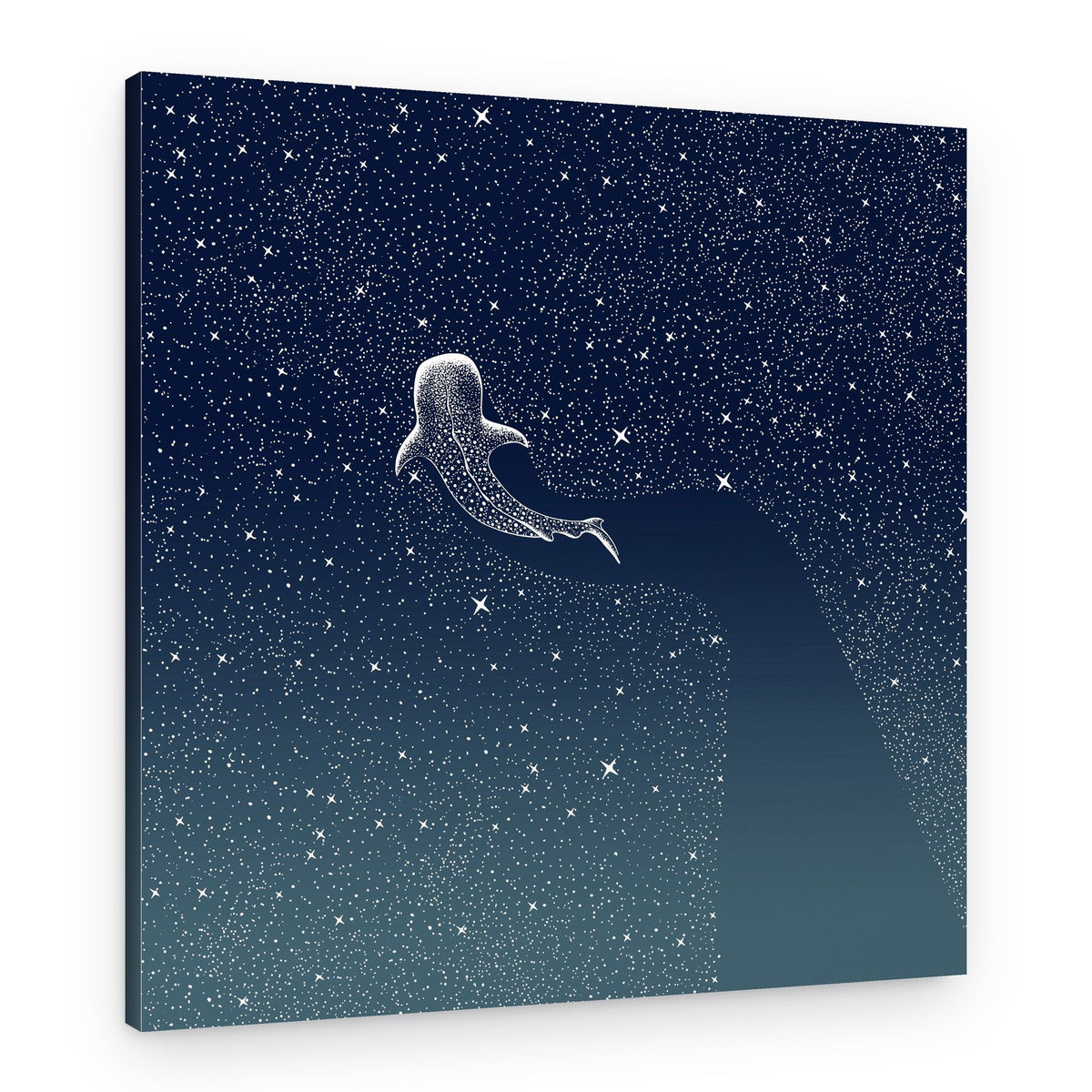 Whale Shark Galaxy – Canvas Print