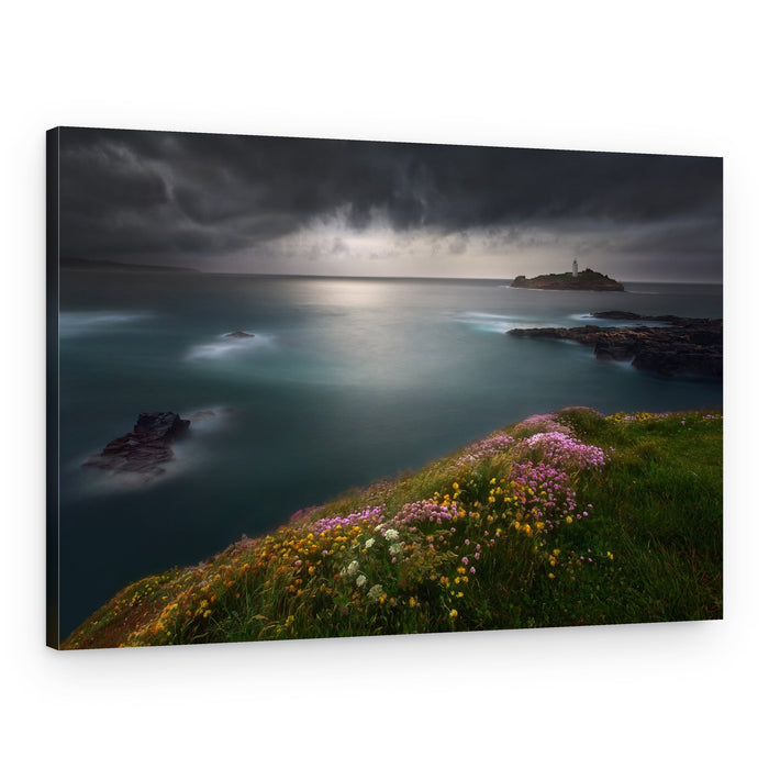 Moody Lighthouse Coast – Canvas Print