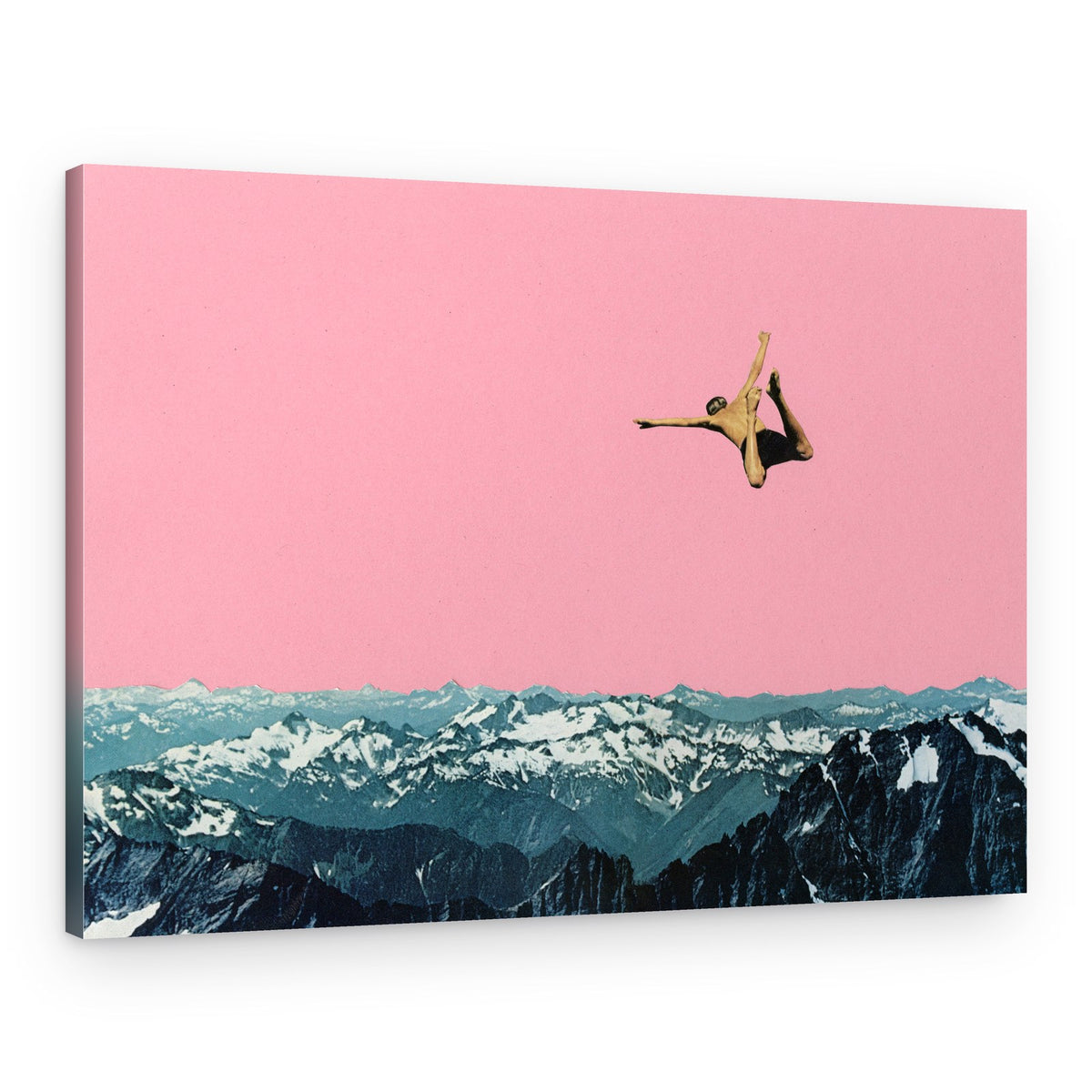 Surreal Mountain Flight – Canvas Print