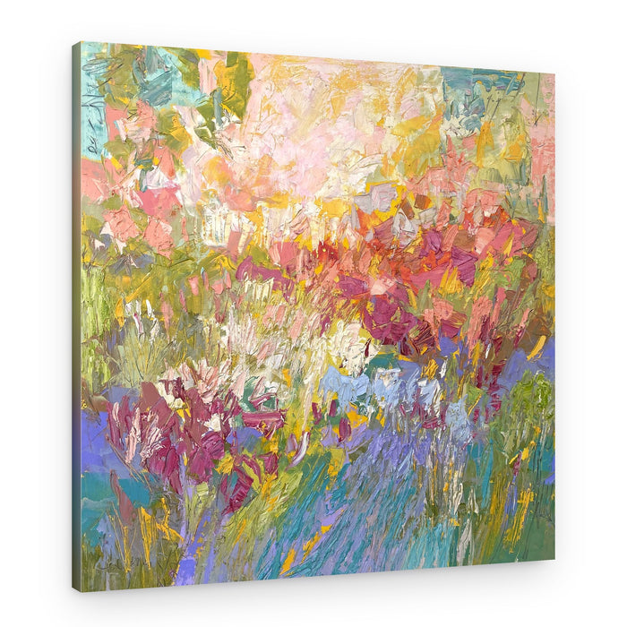 Radiant Floral Harmony – Canvas Print