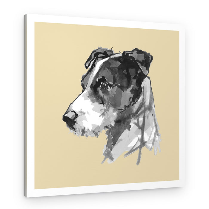 Modern Dog Portrait – Canvas Print
