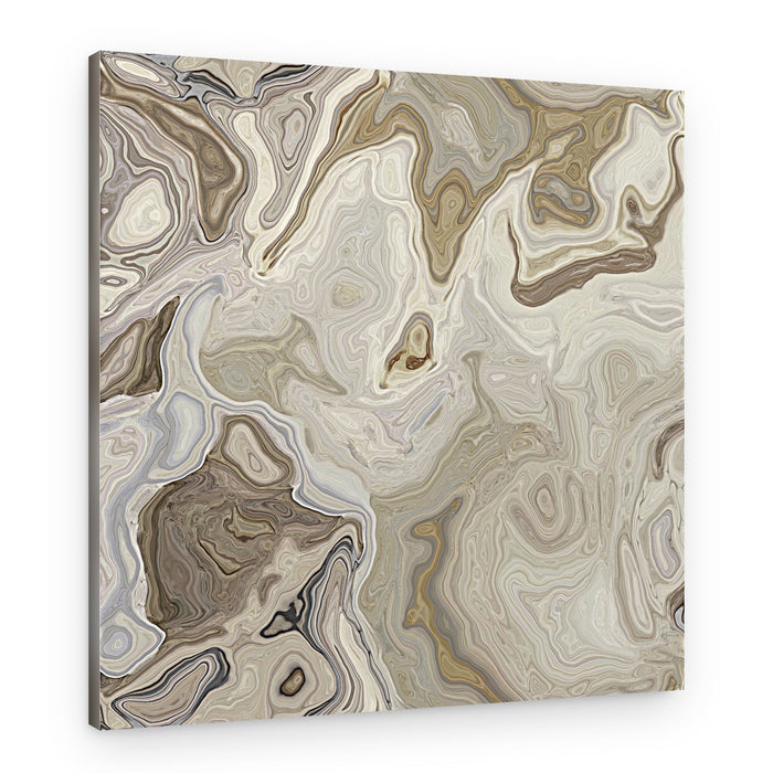 Neutral Organic Swirls – Canvas Print