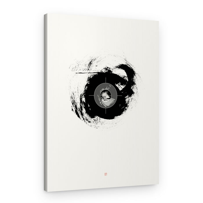 Abstract Enso Target – Canvas Print
