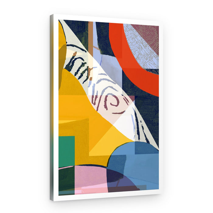 Colorful Abstract Shapes – Canvas Print