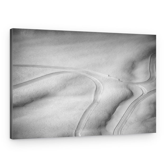 Winter Tracks Journey – Canvas Print