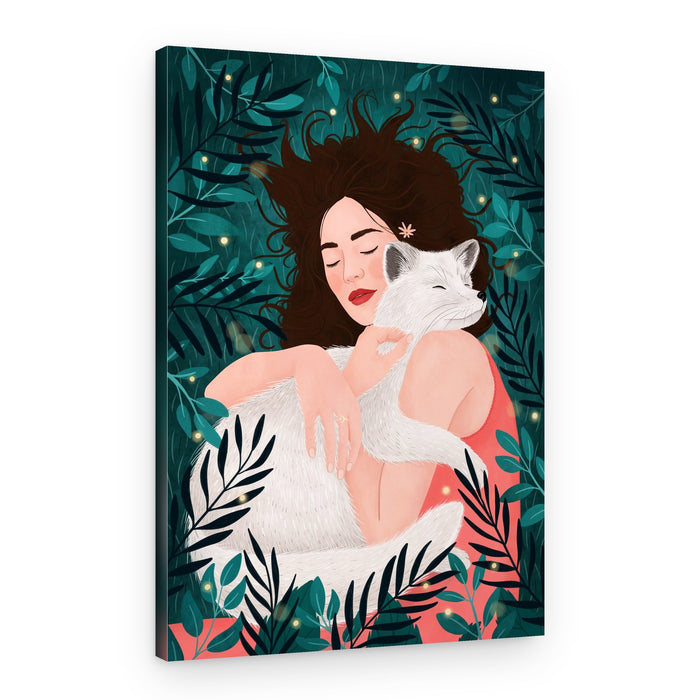 Peaceful Forest Embrace – Canvas Print
