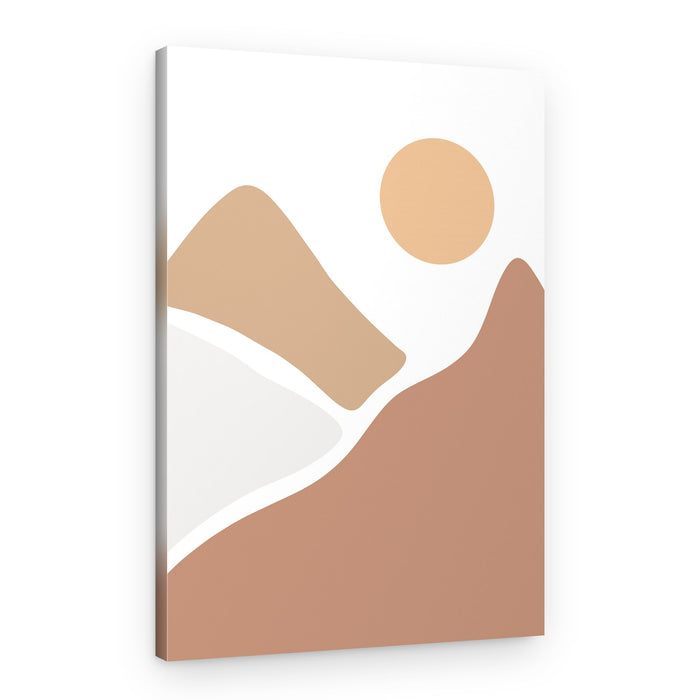 Warm Desert Hills – Canvas Print