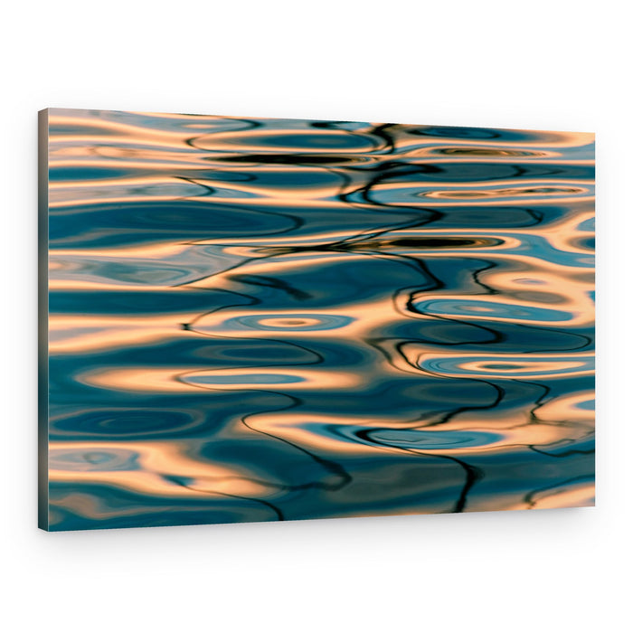 Rippling Golden Water – Canvas Print