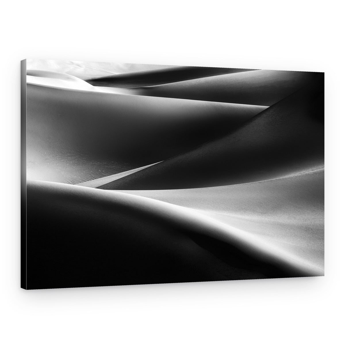 Flowing Desert Curves – Canvas Print