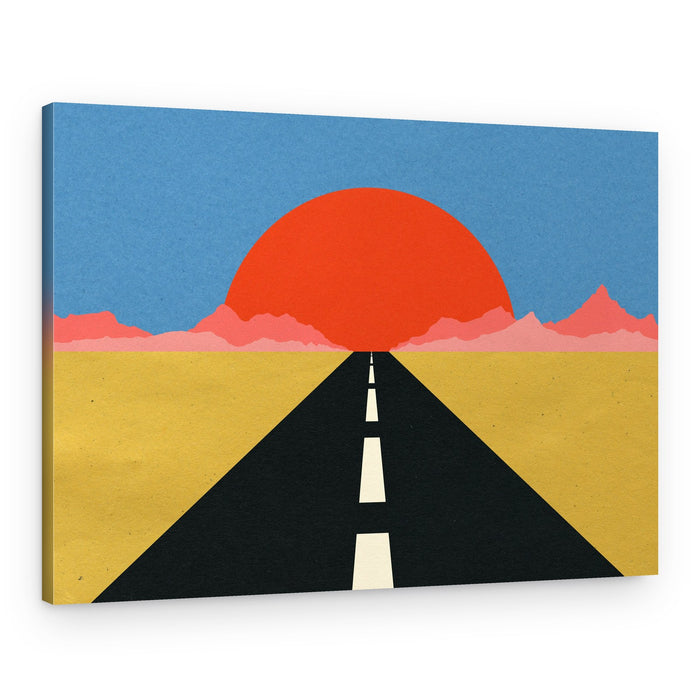 Road To Sun – Canvas Print