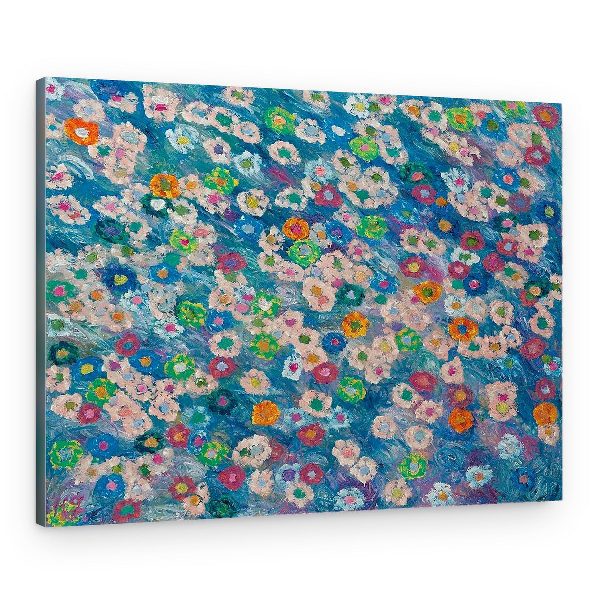 Vibrant Flower Field – Canvas Print