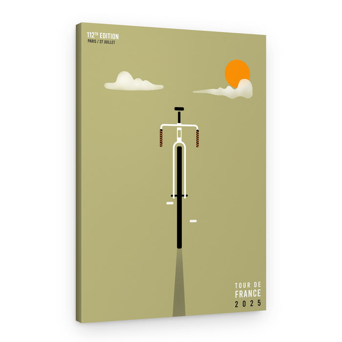 Minimalist Bike Ride – Canvas Print