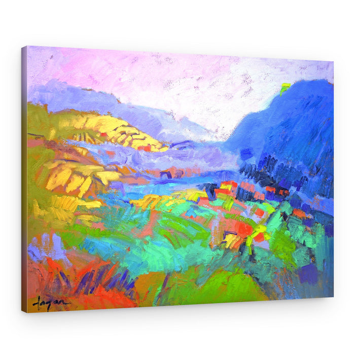 Vibrant Valley Dream – Canvas Print