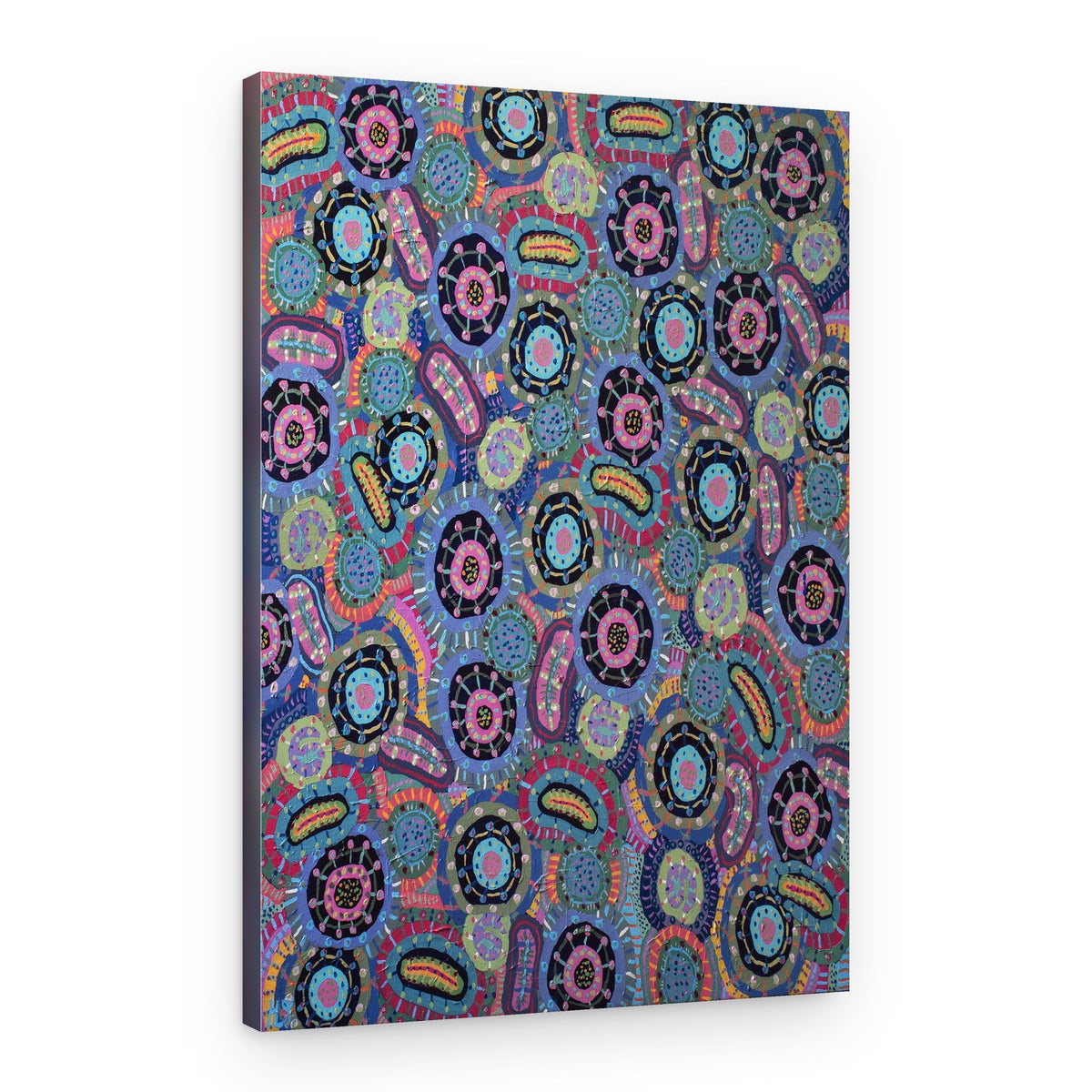 Vibrant Abstract Cells – Canvas Print
