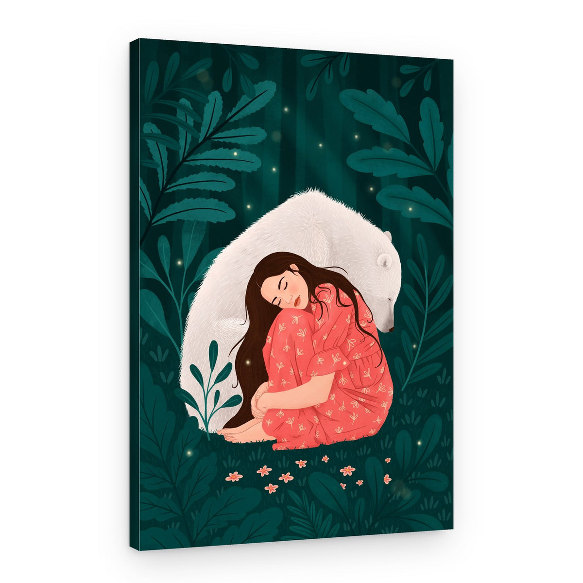 Magical Forest Slumber – Canvas Print