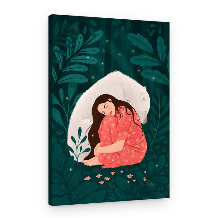 Magical Forest Slumber – Canvas Print