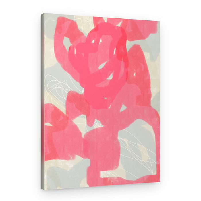 Fluid Pink Abstract – Canvas Print