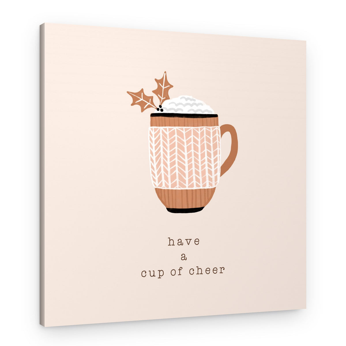 Hot Cocoa Cheer – Canvas Print