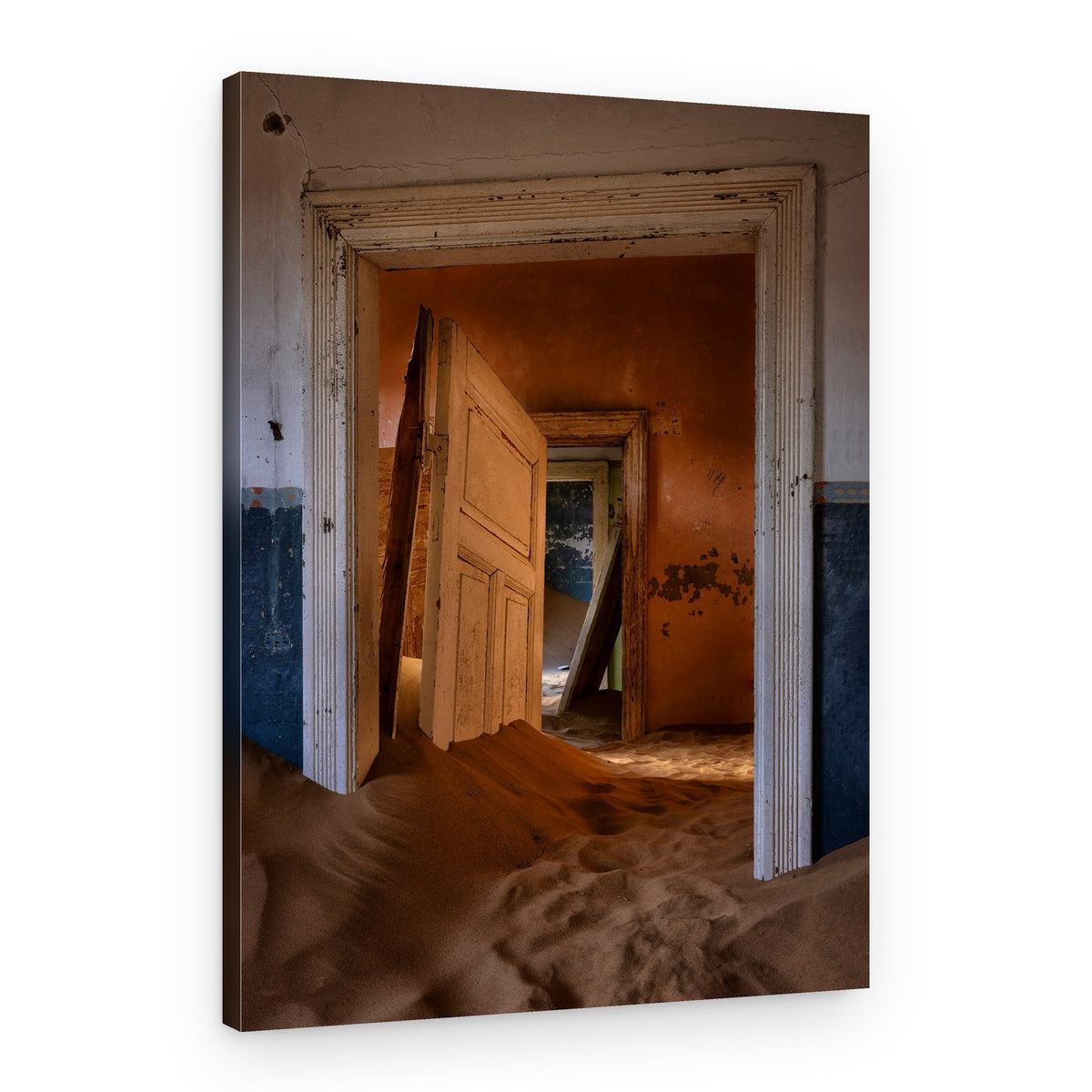 Sand Dunes Through Doors – Canvas Print