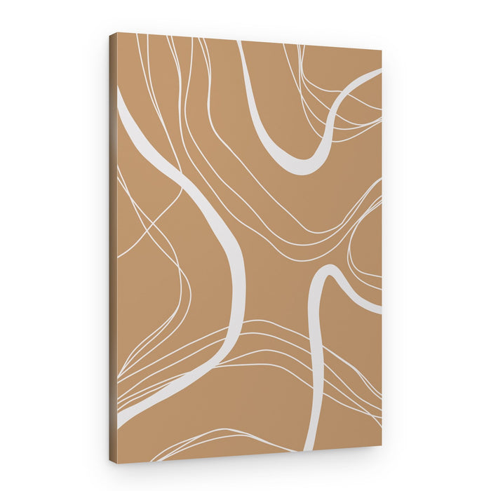 Flowing Abstract Lines – Canvas Print