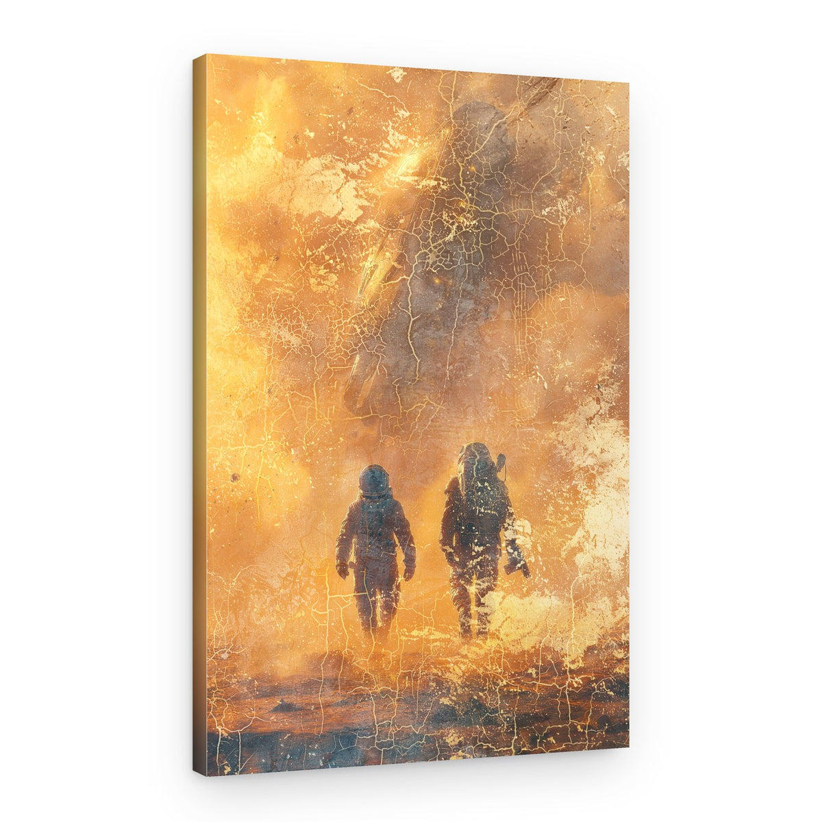 Sci-Fi Monster Encounter – Canvas Print