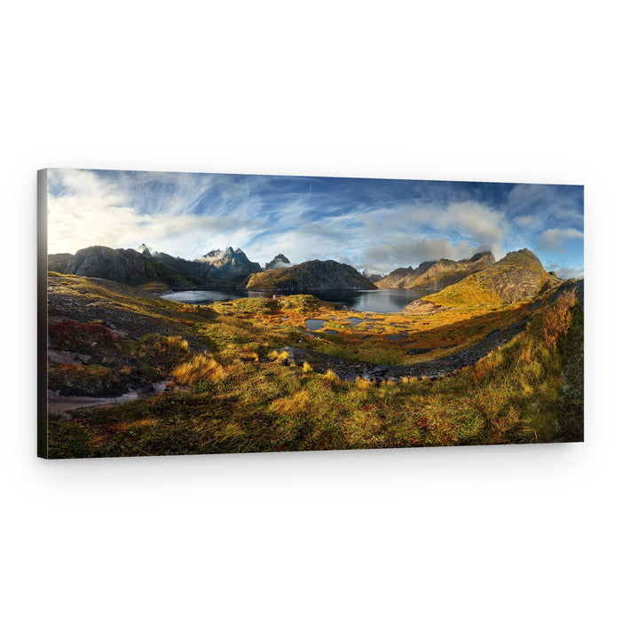 Autumn Mountain Lake – Canvas Print