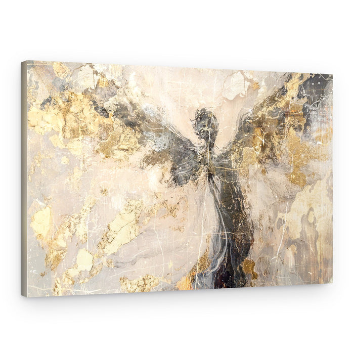Ethereal Gold Angel – Canvas Print