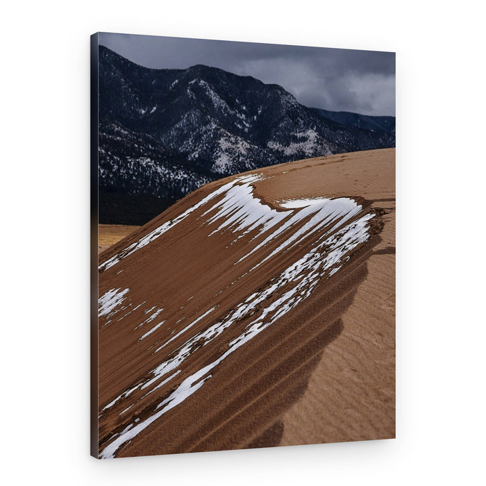Snowy Desert Mountains – Canvas Print