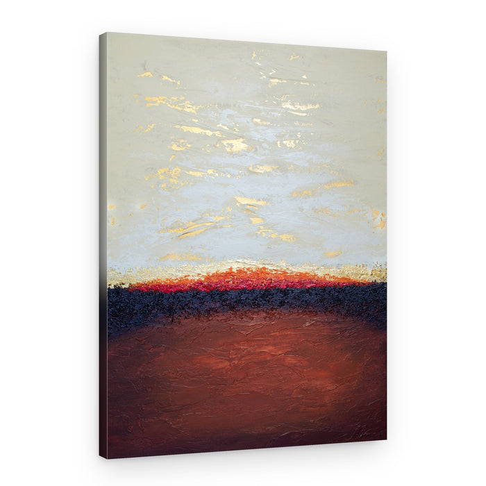 Golden Desert Horizon – Canvas Print