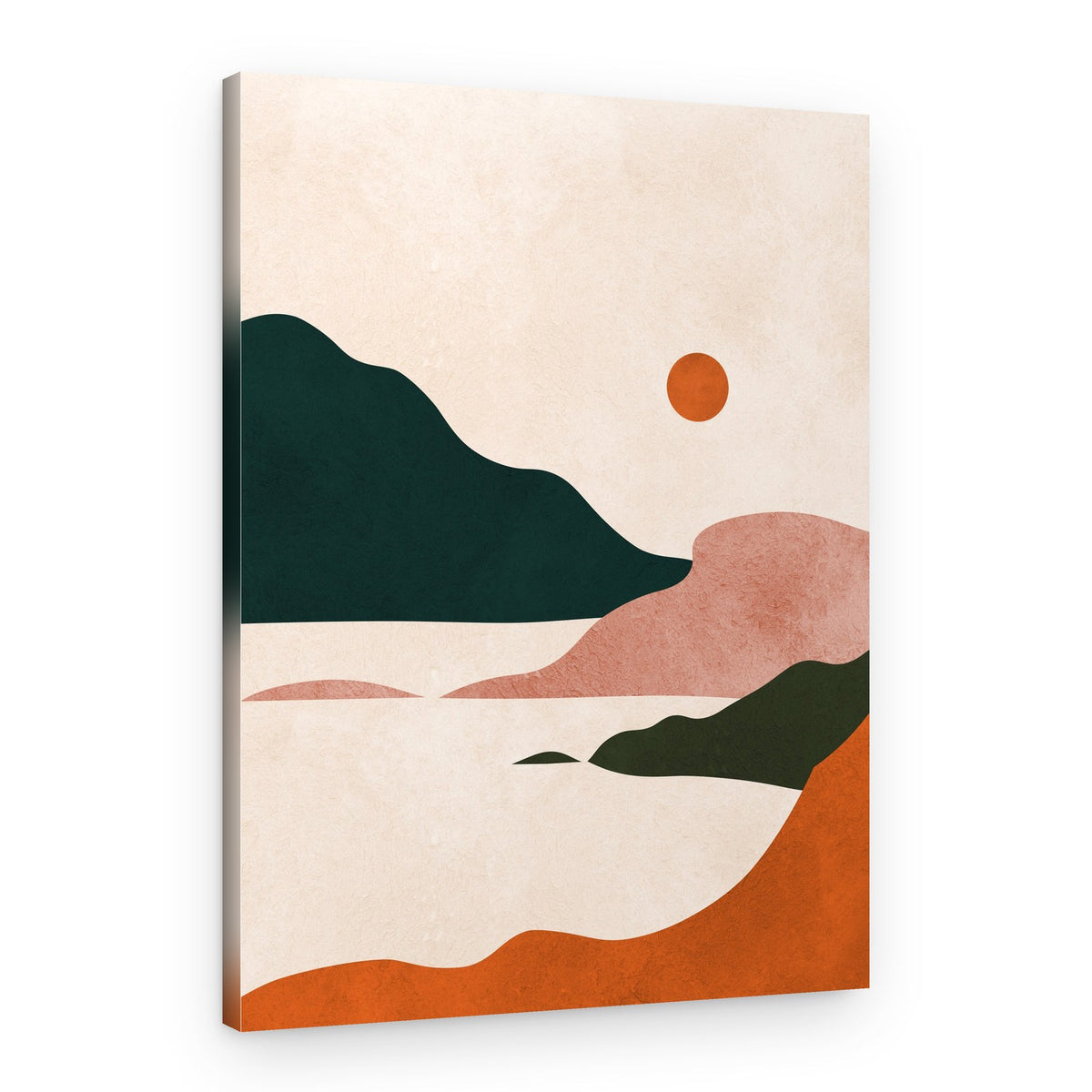 Minimalist Ocean Horizon – Canvas Print