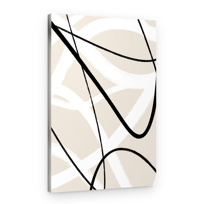 Fluid Line Dance – Canvas Print