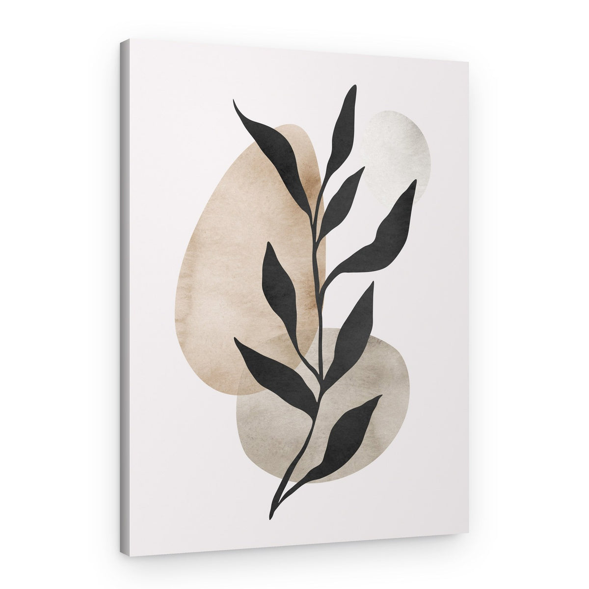 Neutral Botanical Branch – Canvas Print