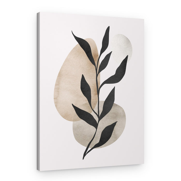 Neutral Botanical Branch – Canvas Print