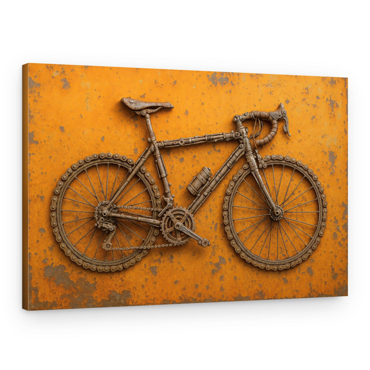 Rustic Chain Bicycle – Canvas Print