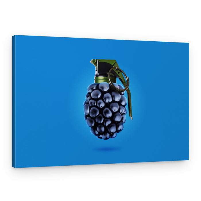Blackberry Grenade – Canvas Print