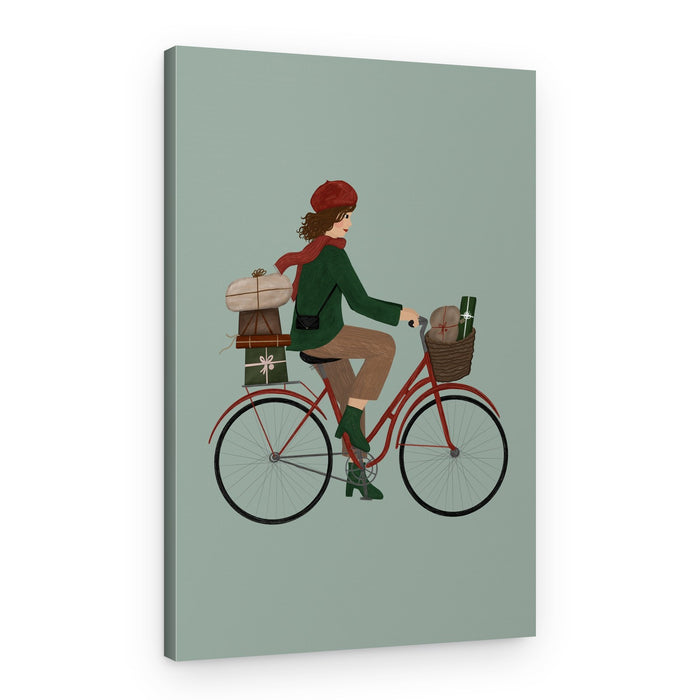 Holiday Gift Rider – Canvas Print