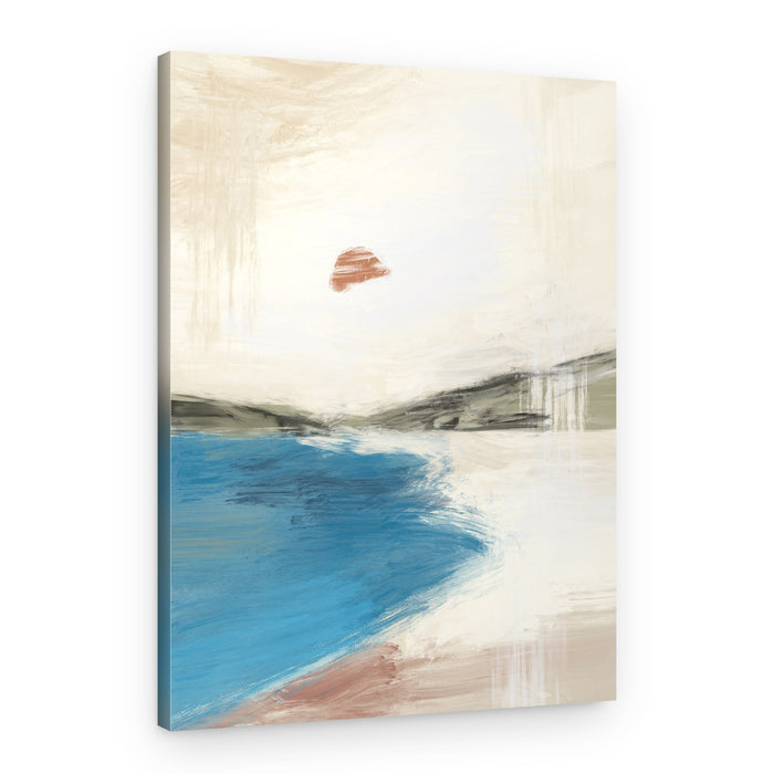 Serene Coastal Landscape – Canvas Print