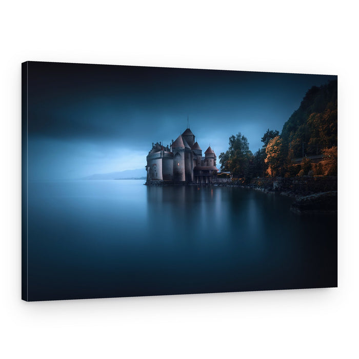 Mysterious Chillon Castle – Canvas Print