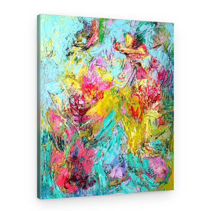 Expressionist Colorful Abstract – Canvas Print